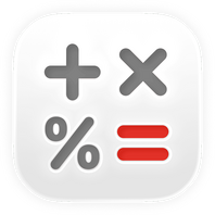 Uhl Albert Dash Calc app icon consisting of a red background and a composite of an equals sign and lightning bolt.